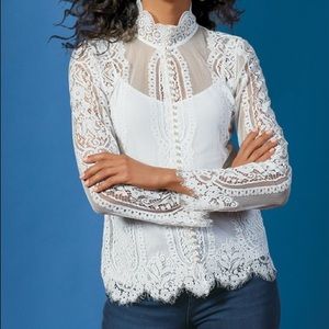 Soft Surroundings Primose Blouse and Cami White